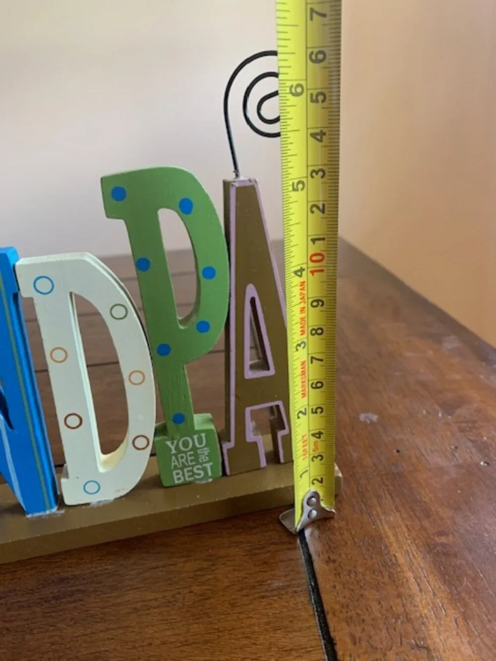 GRANDPA wooden sign